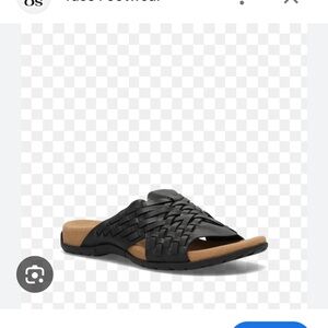 Taos Guru Black Woven Sandals